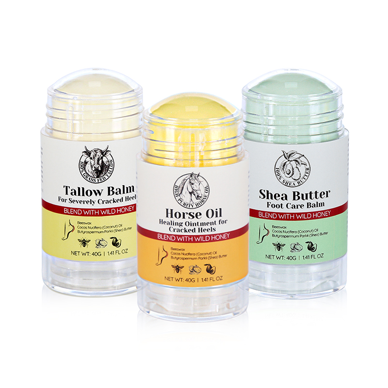 Beeswax Dead Skin Foot Callus Remover Foot Cream Care Stick Cracked Heel Repair Whipped Beef Tallow for Dry Feet - 9